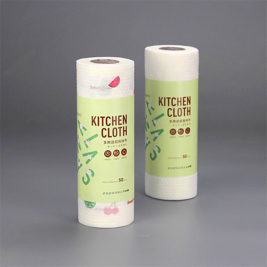 高品質 新仕様 超吸水性 キッチン用使い捨て不織布クリーニングクロス／ワイパー