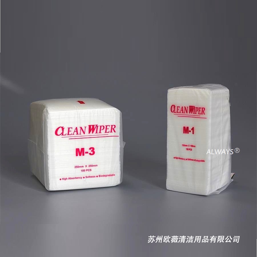 ORDER M1 工場向けカスタムフォールド 高吸水性 メッシュ不織布 クリーンルームM1クリーニングワイプ