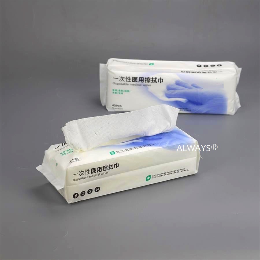 ORDER ポップアップバッグ入 セルロース×PP製 医療用乾式ウォッシュタオル 375