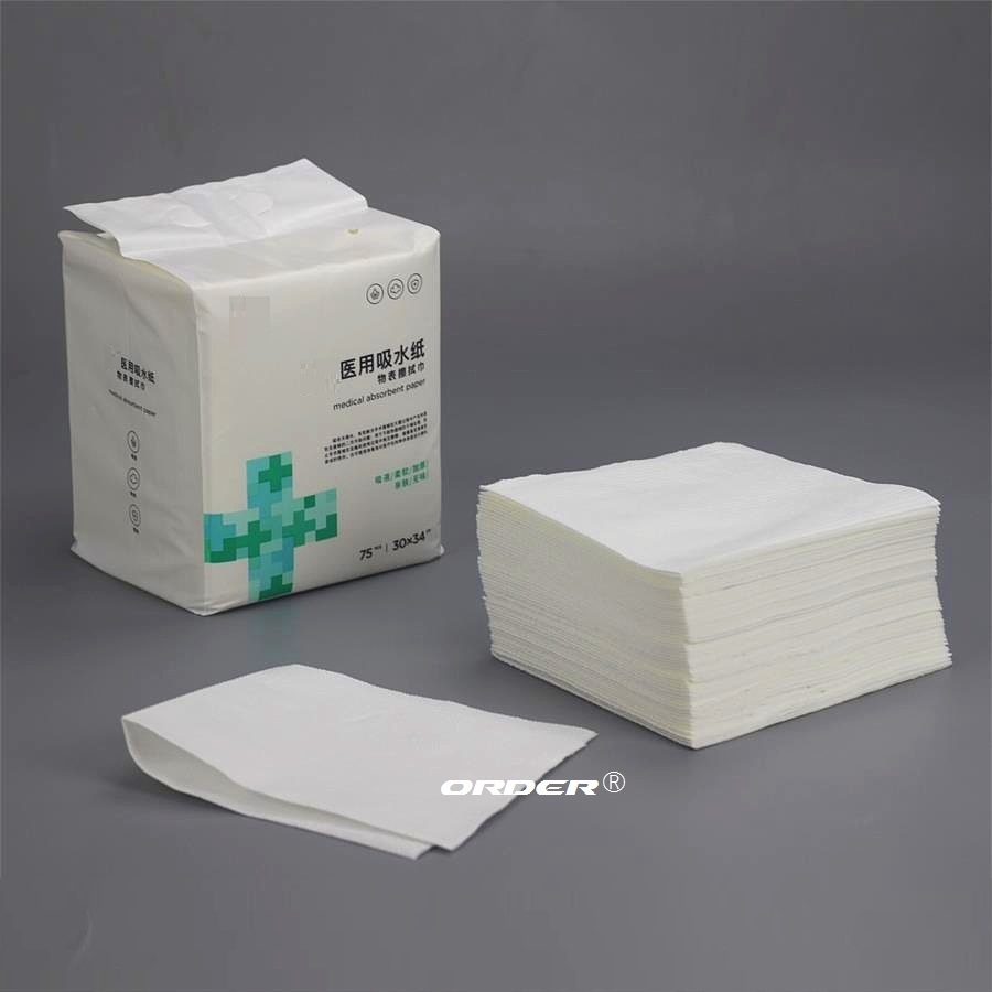 ORDER 1/4折り エアレイド 医療用乾式ウォッシュクロス 患者清拭用ワイパー