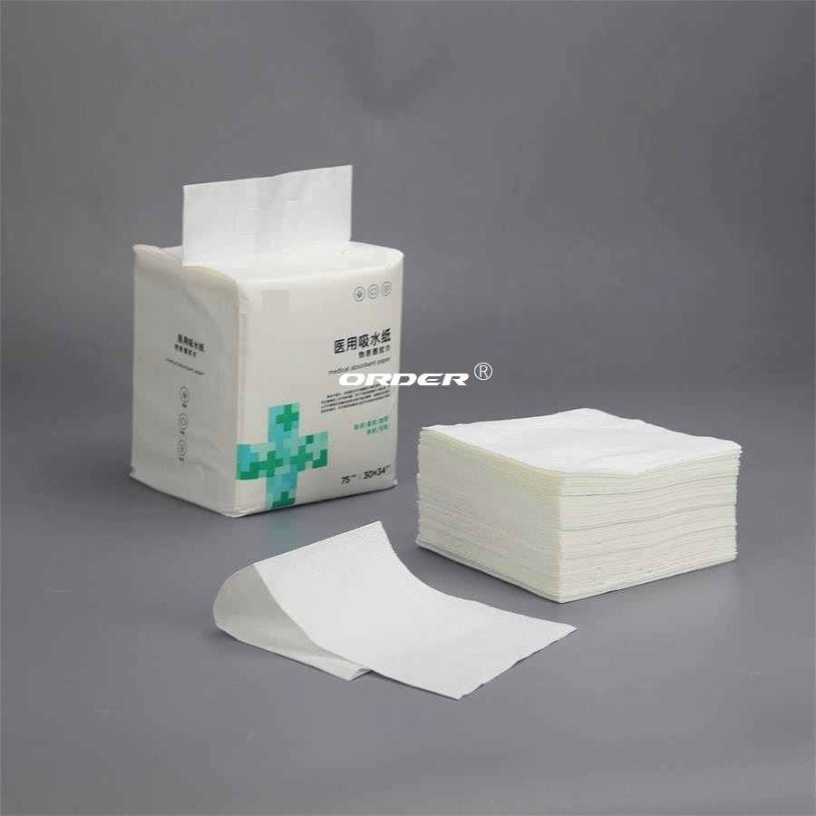 ORDER 1/4折り エアレイド 医療用乾式ウォッシュクロス 患者清拭用ワイパー