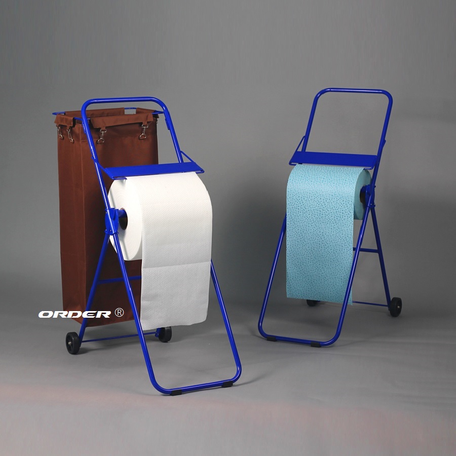 ORDER 工業用クリーニングクロスホルダー エコノミータイプ フロアスタンド式 大型ジャンボロールタオルディスペンサー